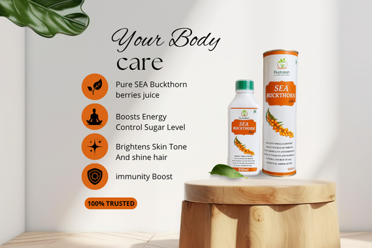 Sea Buckthorn Juice by IA-TrustVeda – Immunity aur Skin Glow Ka Ayurvedic Secret